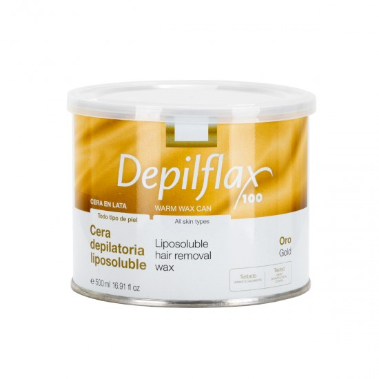 Depilflax Wax Can D100 Gold - 500 ml