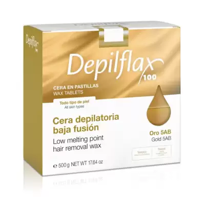 Depilflax Creamy Wax Tablets 5AB Gold - 500 g