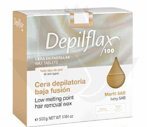 Depilflax Creamy Wax Tablets 5AB Ivory - 500 g