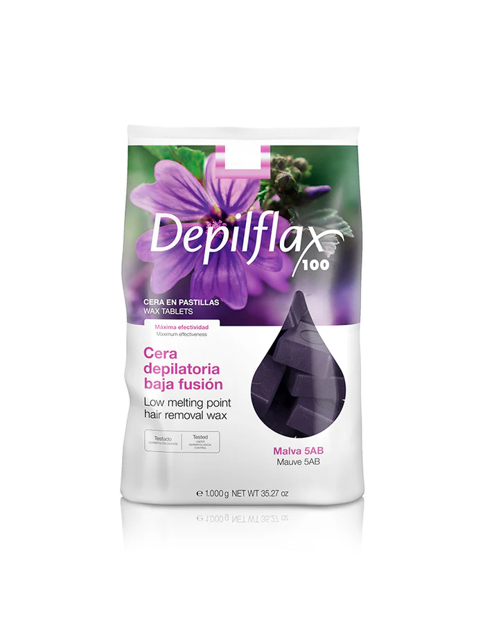 Depilflax Creamy Wax Tablets 5AB Mauve - 1 kg