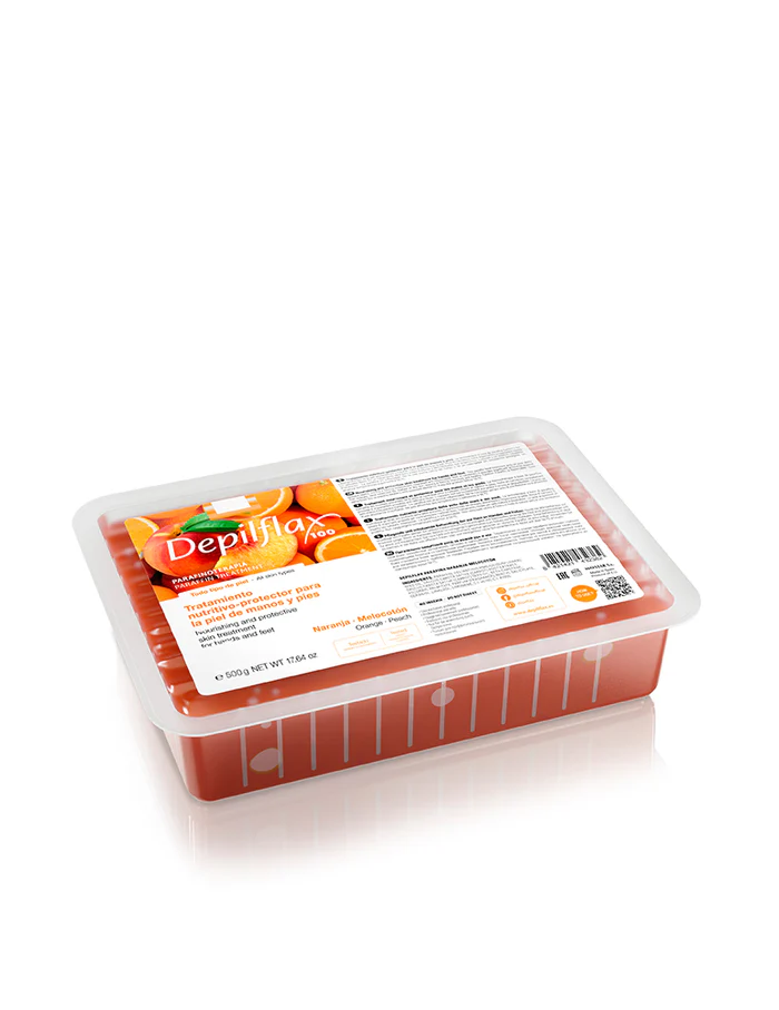 Depilflax Paraffin Treatment Orange-Peach - 24x500 g