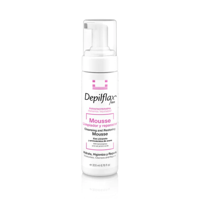 Depilflax Paraffin Treatment Cleansing And Restoring Mousse - 200 ml