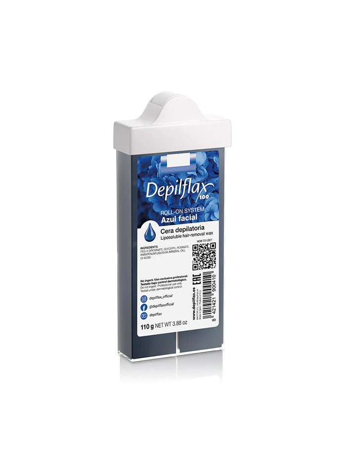 Depilflax Crystalline Roll-On Blue Facial - 20x110 g