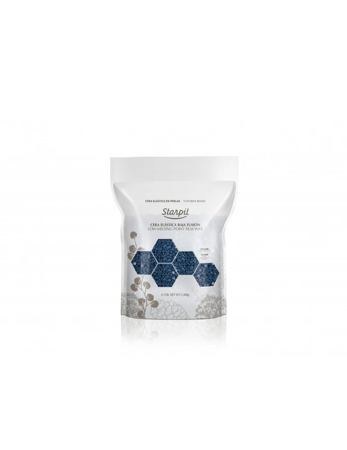 Starpil Elastic Film Wax Pearls Blue - 2,2 Kg